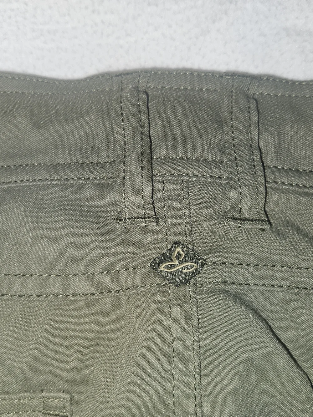 Prana Olive Green Women's Waistband Skirt